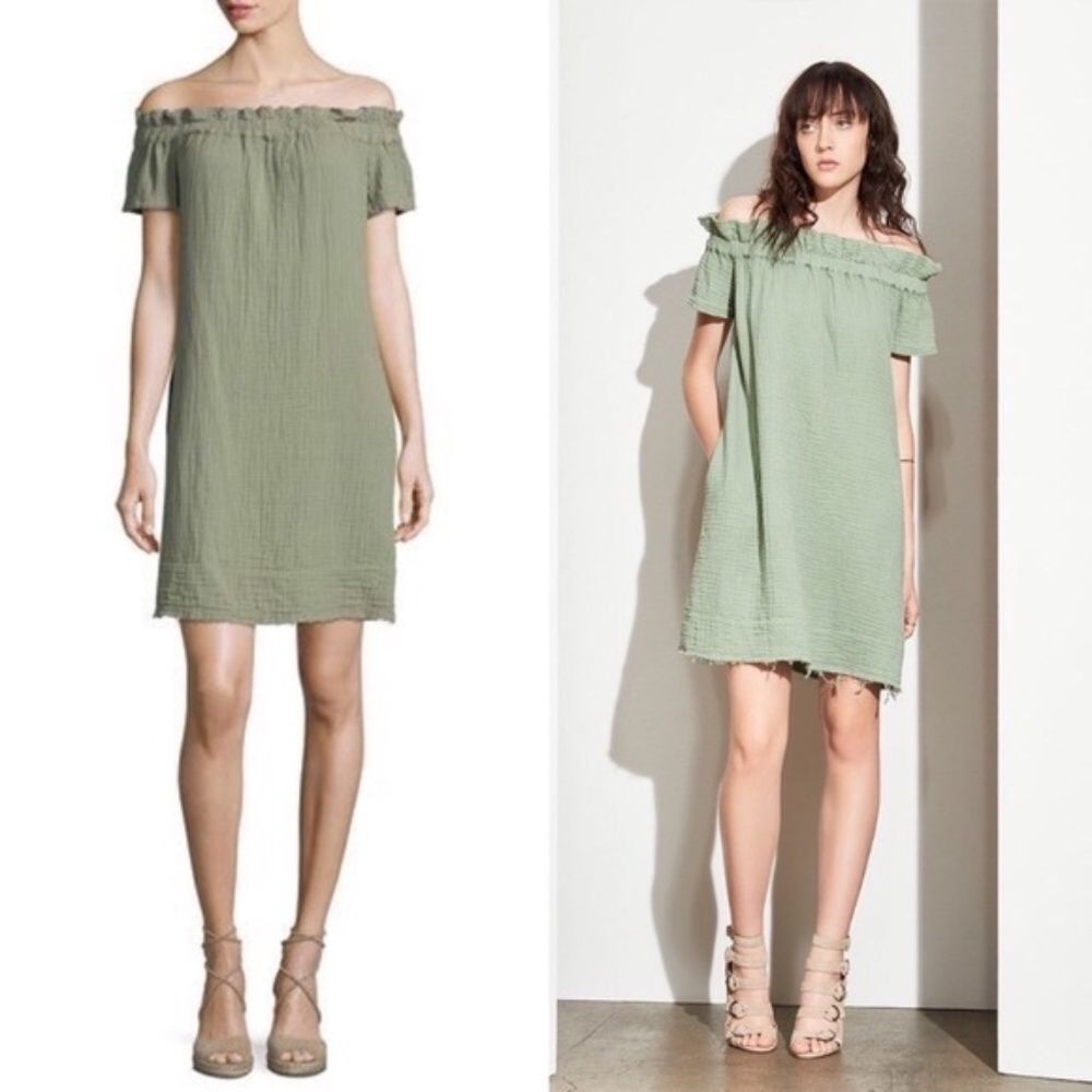 Anthropologie Amadi Nola Off Shoulder Dress